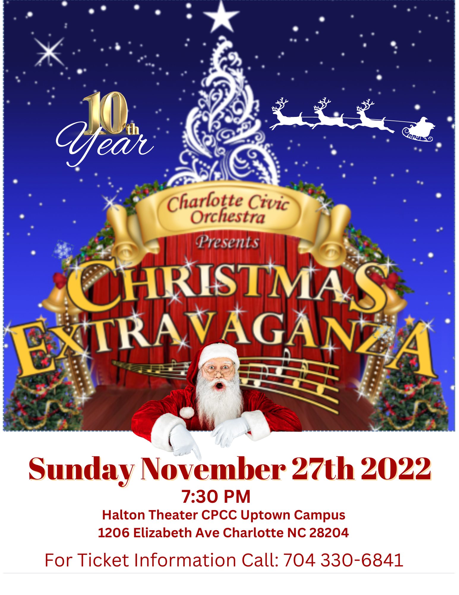Christmas Extravaganza 2022 flyer