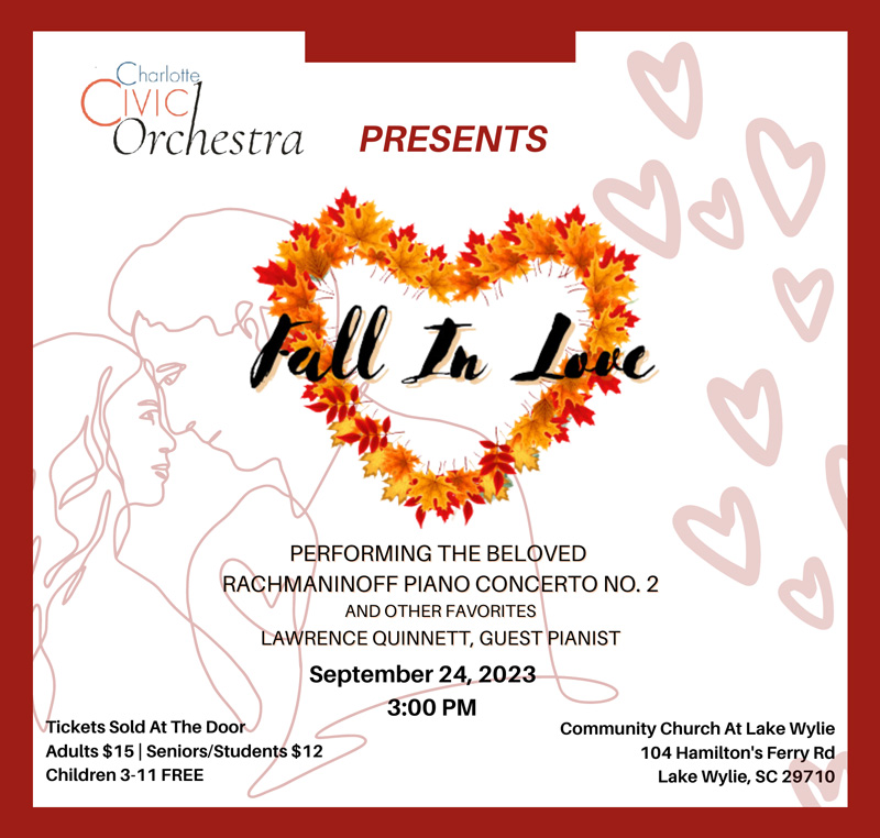 Fall In Love Concert Flyer